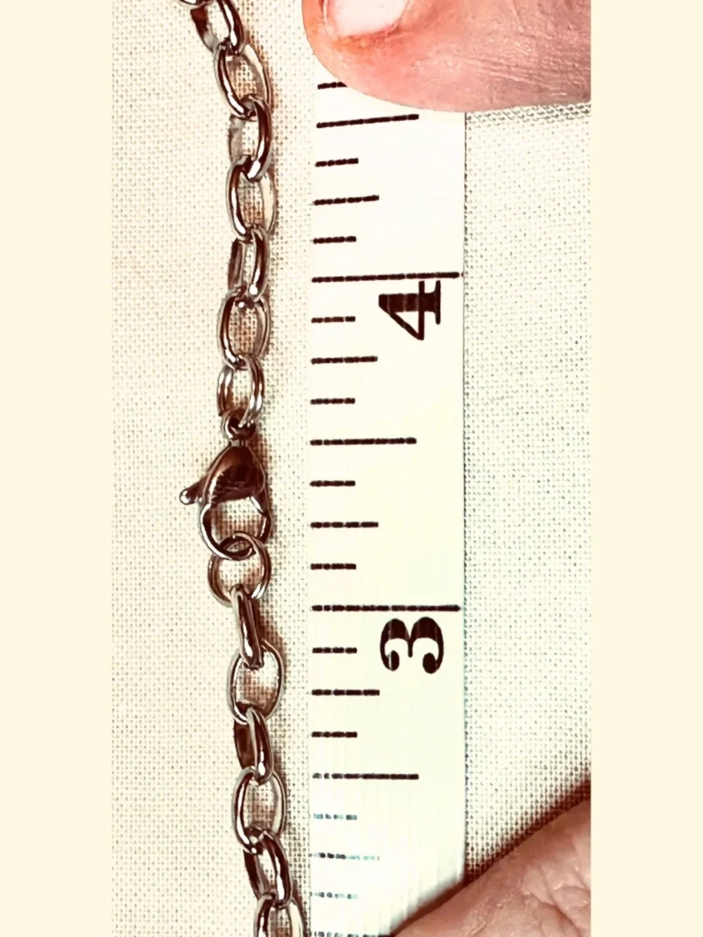 Handmade 304 Stainless Steel 22” Long Oval Rolo Cable Chain Necklace 5.5mm Wide